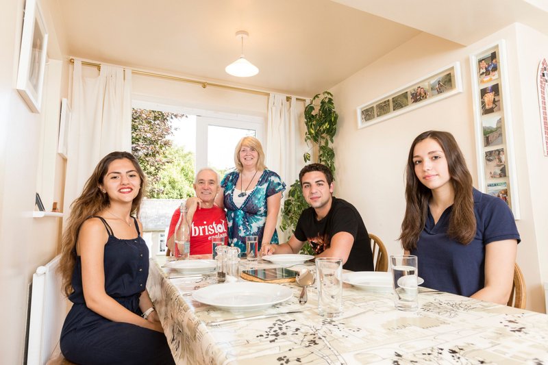 Ma famille d'accueil à Bristol