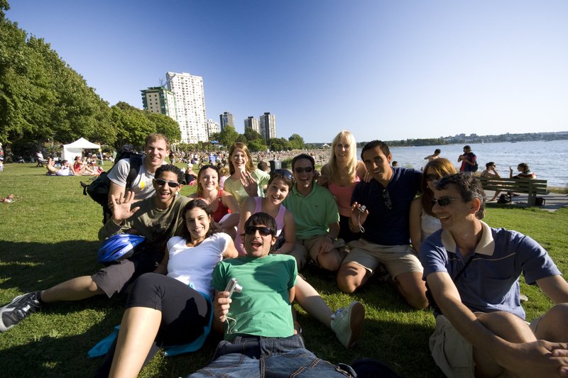 cours anglais Vancouver : excursion avec mes potes