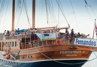 séjour liinguistique de qualité à Malte pour ados : excursion en bateau