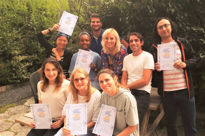 J'ai obtenu une attestation à la fin de mon séjour linguistique à Amsterdam