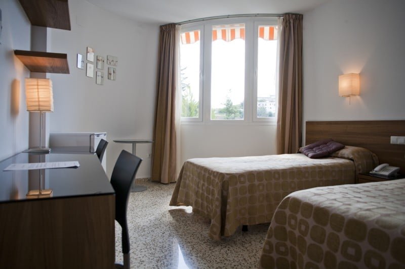 Résidence Club Hispanico : chambre twin. Cours d'espagnol à Malaga