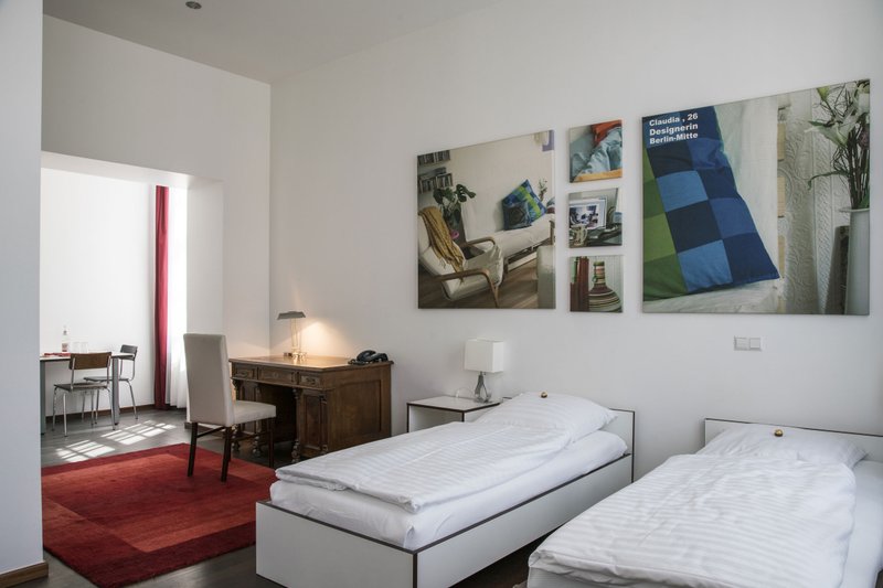 chambre twin appartement campus GLS