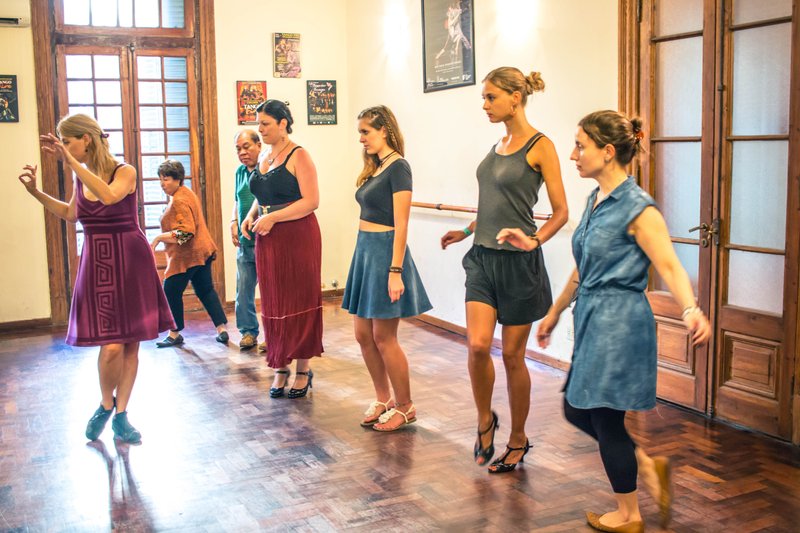 Mon premier cours de tango