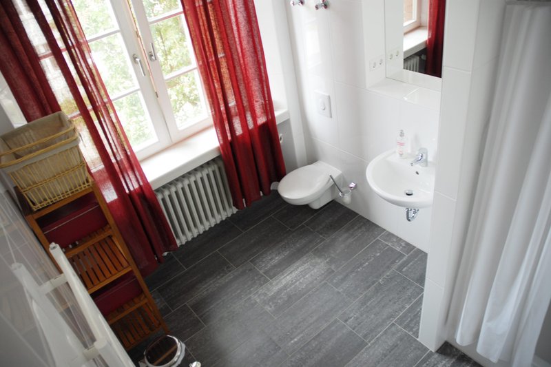 cours allemand Berlin : salle de bains appartement sur le campus GLS